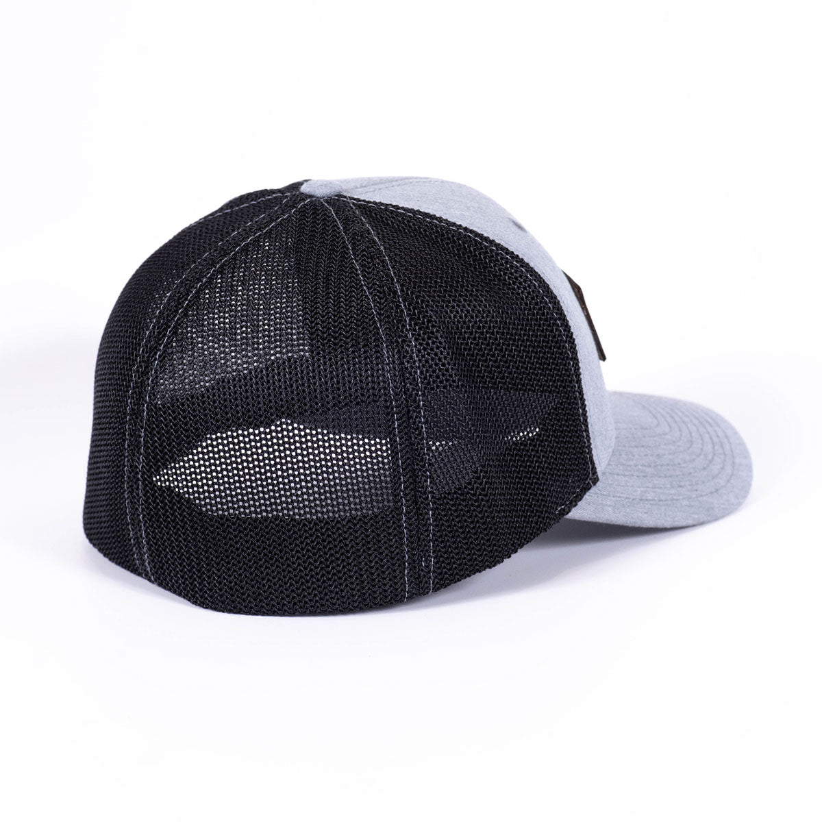 Badass Leather Patch Hat - Grey