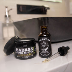 Beard Care Kit from Badass Beard Care featuring Beard Oil and Beard Butter