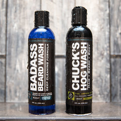 Premium beard Wash and Beard Conditioner that promotes a softer, thicker beard